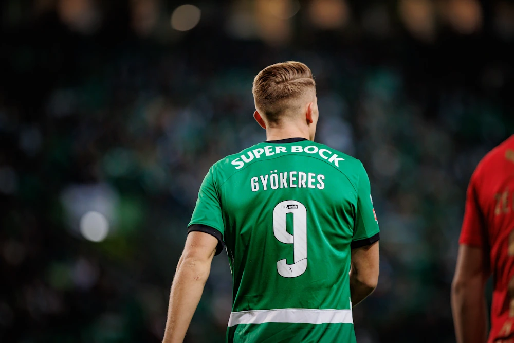 Viktor Gyökeres - nummer 9 i Sporting Lissabon