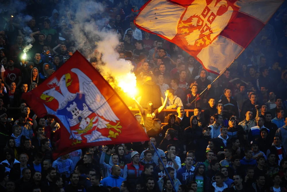 Röda Stjärnan supporters